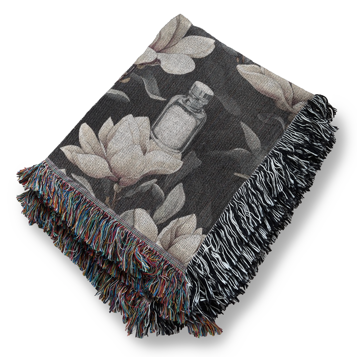 Magnolia and Salt No. 2 Jacquard Hygge Blanket