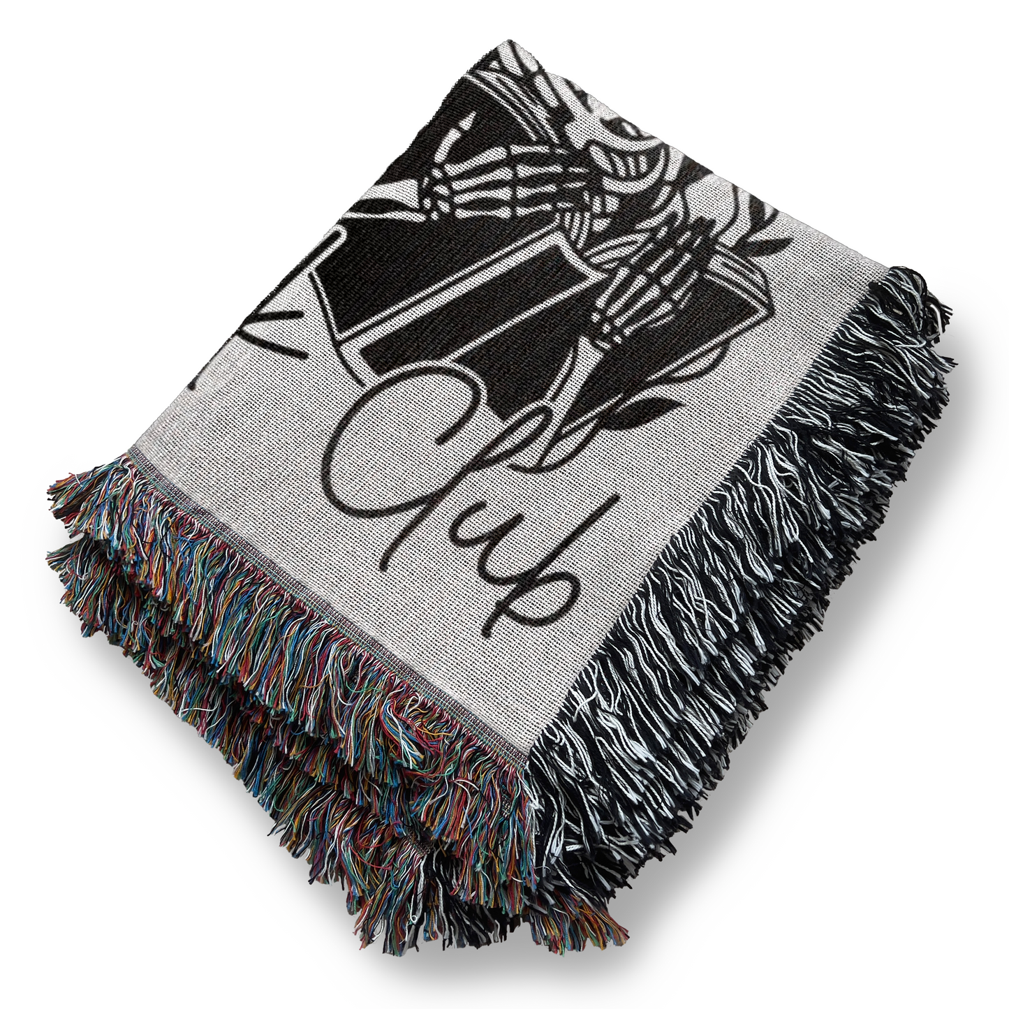 Dark Romance Book Club Jacquard Hygge Blanket