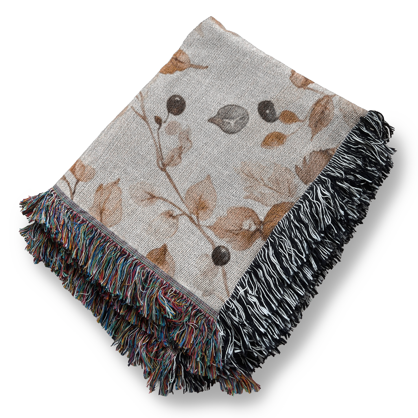 Watercolor Coffee Jacquard Hygge Blanket