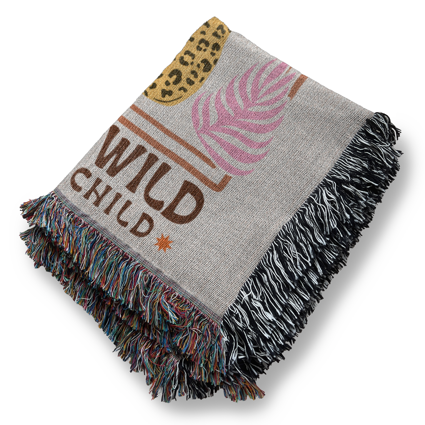 Stay Wild Moon Child Jacquard Hygge Blanket