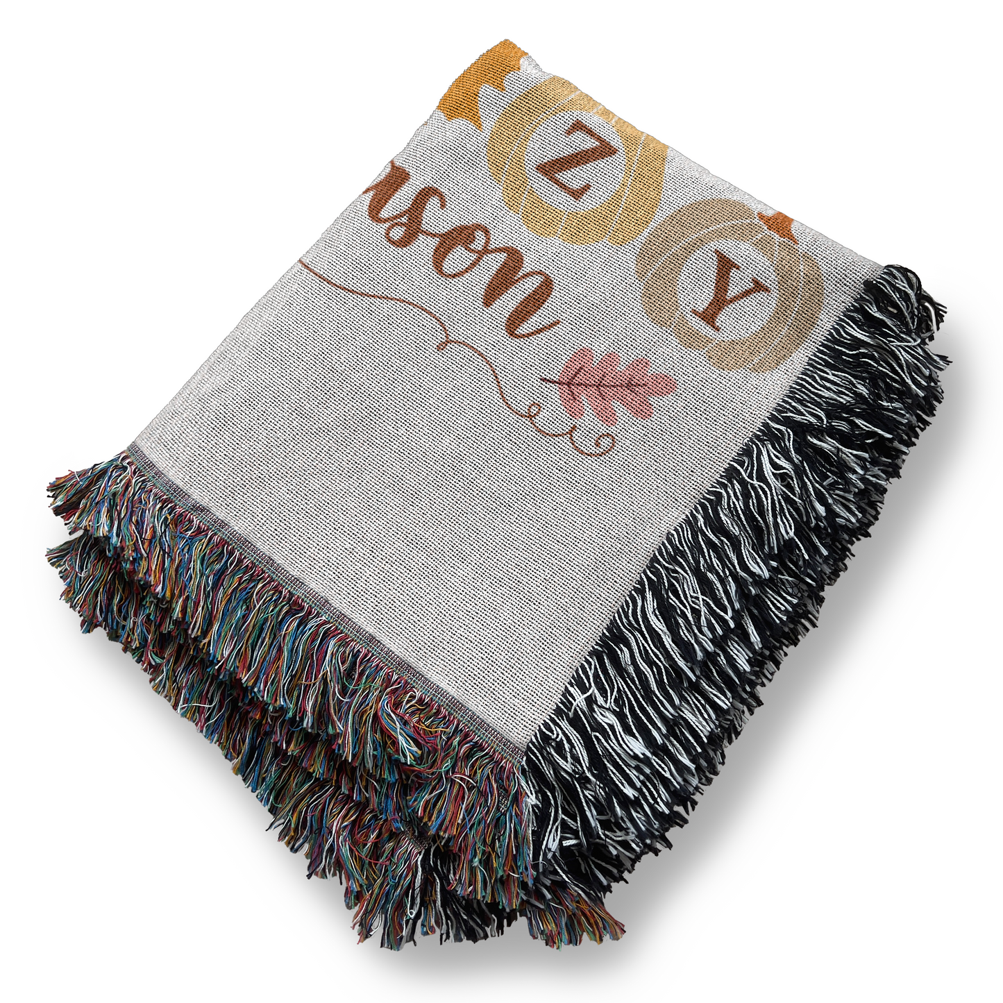 Cozy Season Boho Jacquard Hygge Blanket