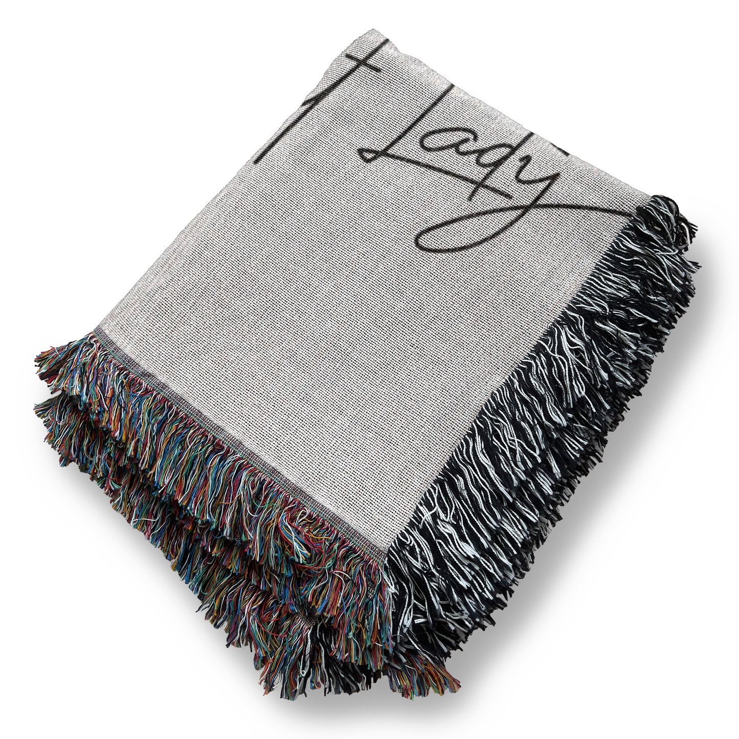 Crazy Cat Lady Jacquard Hygge Blanket